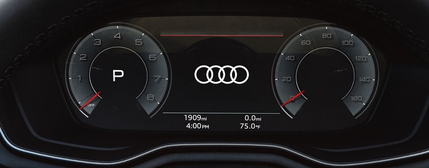 Gauge cluster in a 2025 Audi A5.